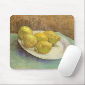 Vincent van Gogh - Stilleven citroenen op een Bord Muismat (Met muis)
