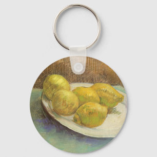 Vincent van Gogh - Stilleven citroenen op een Bord Sleutelhanger