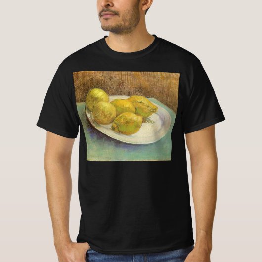 Vincent van Gogh - Stilleven citroenen op een bord T-shirt (Voorkant)