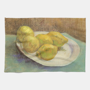 Vincent van Gogh - Stilleven citroenen op een Bord Theedoek