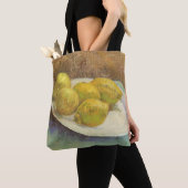 Vincent van Gogh - Stilleven citroenen op een Bord Tote Bag (Dichtbij)