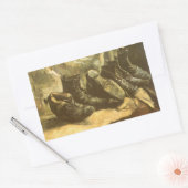 Vincent van Gogh - Stilleven drie paar schoenen Rechthoekige Sticker (Envelop)