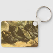 Vincent van Gogh - Stilleven drie paar schoenen Sleutelhanger (Voorkant)