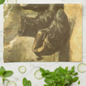 Vincent van Gogh - Stilleven drie paar schoenen Theedoek (Gevouwen)