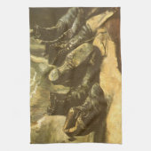 Vincent van Gogh - Stilleven drie paar schoenen Theedoek (Verticaal)
