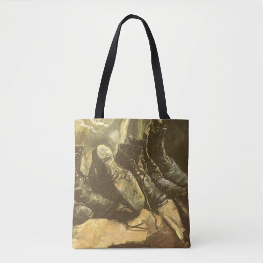 Vincent van Gogh - Stilleven drie paar schoenen Tote Bag (Voorkant)
