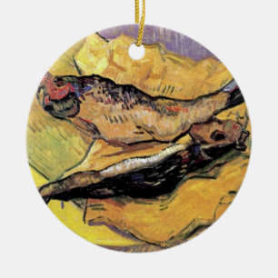 Vincent Van Gogh - Stilleven Haringen Fijne Kunst Keramisch Ornament
