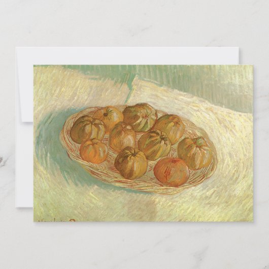 Vincent van Gogh - Stilleven mand met appels (Voorkant)