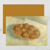 Vincent van Gogh - Stilleven mand met appels (Voorkant / Achterkant)