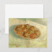 Vincent van Gogh - Stilleven mand met appels (Voorkant / Achterkant)