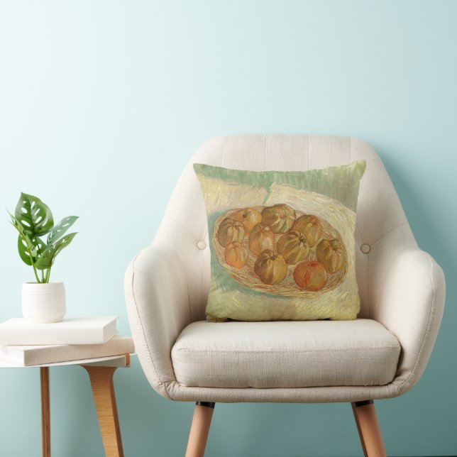 Vincent van Gogh - Stilleven mand met appels Kussen (Stoel)