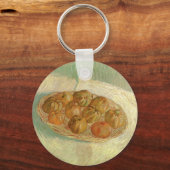 Vincent van Gogh - Stilleven mand met appels Sleutelhanger (Voorkant)