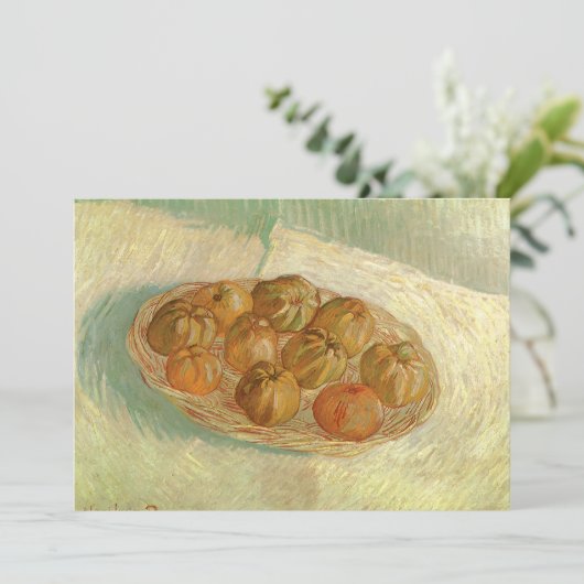 Vincent van Gogh - Stilleven mand van appels (Staand voorkant)