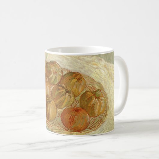 Vincent van Gogh - Stilleven mand van appels Koffiemok (Voorkant rechts)