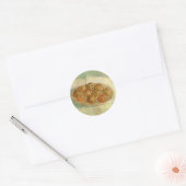 Vincent van Gogh - Stilleven mand van appels Ronde Sticker (Envelop)