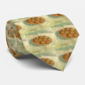 Vincent van Gogh - Stilleven mand van appels Stropdas (Opgerold)