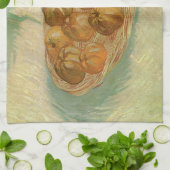 Vincent van Gogh - Stilleven mand van appels Theedoek (Gevouwen)