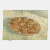 Vincent van Gogh - Stilleven mand van appels Theedoek (Horizontaal)