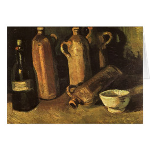 Vincent van Gogh - Stilleven met 4 stenen flessen