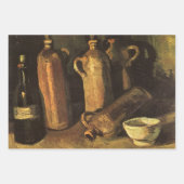 Vincent van Gogh - Stilleven met 4 stenen flessen Inpakpapier Vel (Voorkant)