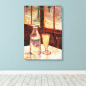 Vincent Van Gogh - Stilleven met absint Canvas Afdruk (Insitu (Houten vloer))