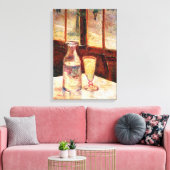 Vincent Van Gogh - Stilleven met absint Canvas Afdruk (Insitu (Woonkamer))