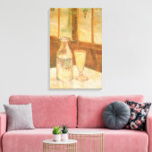 Vincent van Gogh - Stilleven met absint Canvas Afdruk (Insitu (Woonkamer))