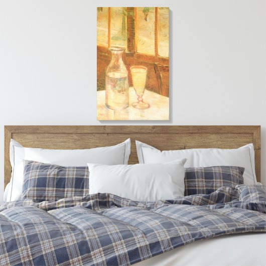 Vincent van Gogh - Stilleven met absint Canvas Afdruk (Insitu (Slaapkamer))