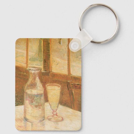 Vincent van Gogh - Stilleven met absint Sleutelhanger (Achterkant)