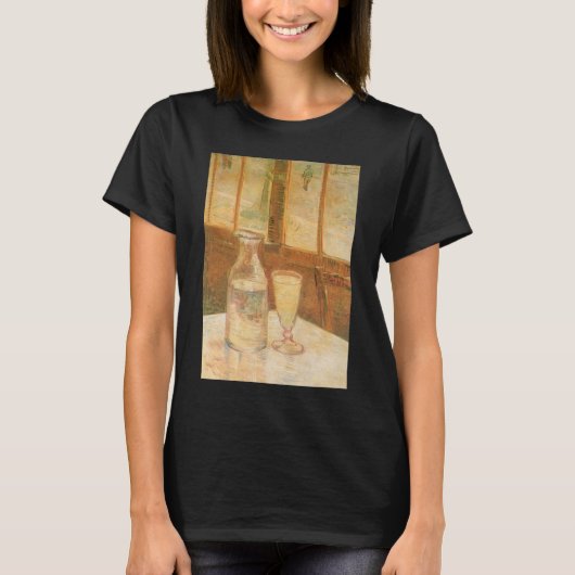 Vincent van Gogh - Stilleven met absint T-shirt (Voorkant)
