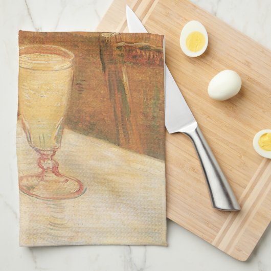 Vincent van Gogh - Stilleven met absint Theedoek (Quarter Fold)