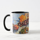 Vincent Van Gogh - Stilleven met appels Fijne Kuns Mok (Links)