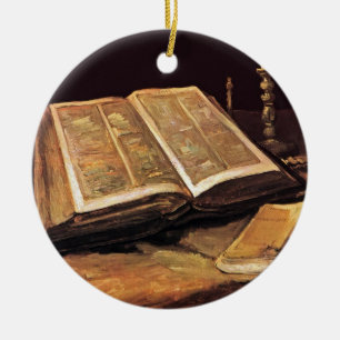 Vincent Van Gogh - Stilleven met Bijbel Keramisch Ornament