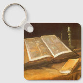 Vincent van Gogh - Stilleven met Bijbel Sleutelhanger (Voorkant)