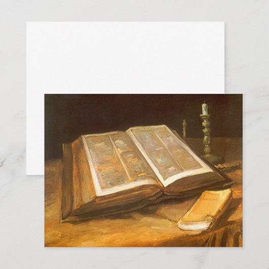 Vincent van Gogh - Stilleven met de Bijbel (Voorkant / Achterkant)