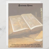 Vincent van Gogh - Stilleven met de Bijbel Briefhoofd Ontwerp (Voorkant / Achterkant)