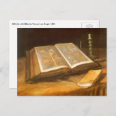 Vincent van Gogh - Stilleven met de Bijbel Briefkaart (Voorkant / Achterkant)