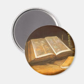 Vincent van Gogh - Stilleven met de Bijbel Magneet (Voorkant / Achterkant)