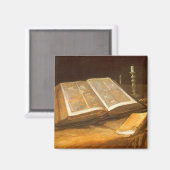Vincent van Gogh - Stilleven met de Bijbel Magneet (Voorkant / Achterkant)