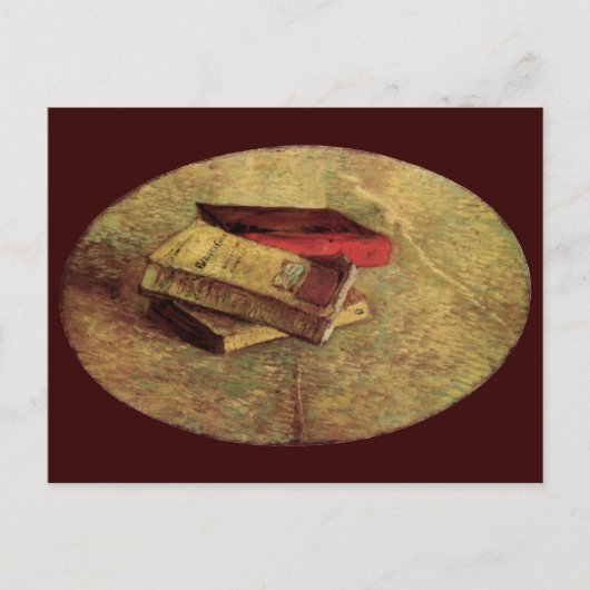 Vincent van Gogh - Stilleven met drie boeken Briefkaart (Voorkant)