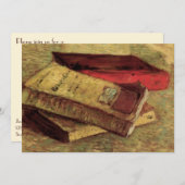 Vincent van Gogh - Stilleven met drie boeken Kaart (Voorkant / Achterkant)