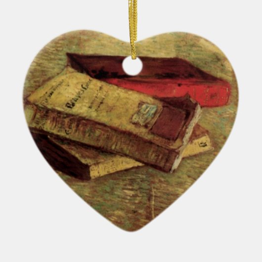 Vincent van Gogh - Stilleven met drie boeken Keramisch Ornament (Voorkant)