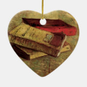 Vincent van Gogh - Stilleven met drie boeken Keramisch Ornament (Achterkant)