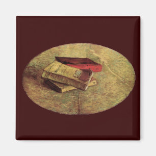 Vincent van Gogh - Stilleven met drie boeken Magneet