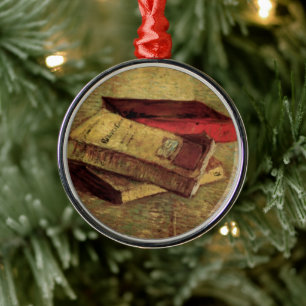 Vincent van Gogh - Stilleven met drie boeken Metalen Ornament