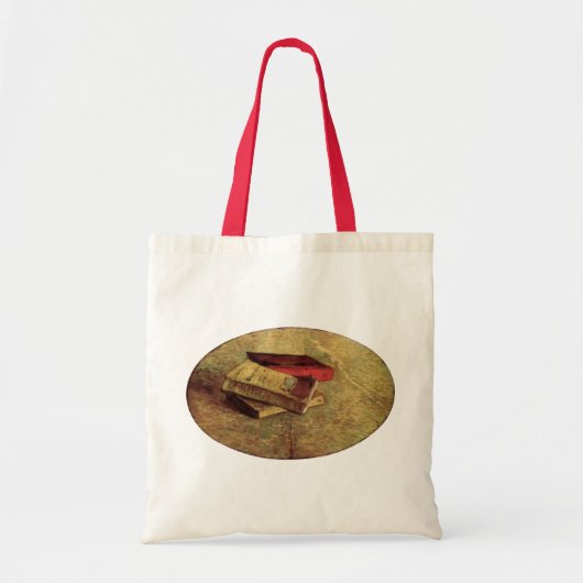 Vincent van Gogh - Stilleven met drie boeken Tote Bag (Voorkant)