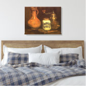 Vincent van Gogh - Stilleven met een koffiemolen Canvas Afdruk (Insitu (Slaapkamer))