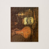 Vincent van Gogh - Stilleven met een koffiemolen Legpuzzel (Verticaal)
