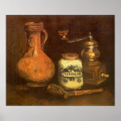 Vincent van Gogh - Stilleven met een koffiemolen Poster (Voorkant)