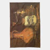 Vincent van Gogh - Stilleven met een koffiemolen Theedoek (Verticaal)